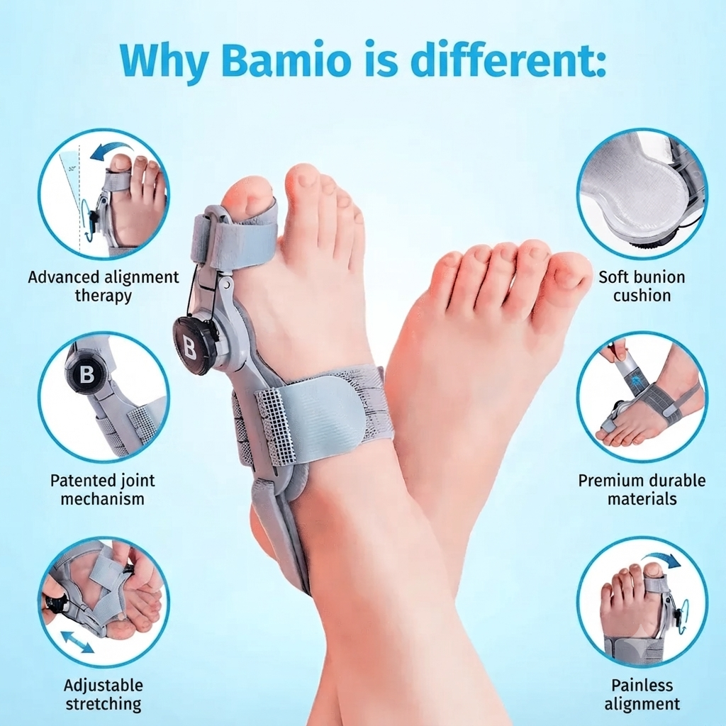 Bamlo® BUNION FIX | Ortopedisk hallux valgus-korrigerare